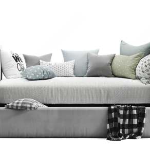 现代沙发床3D模型下载